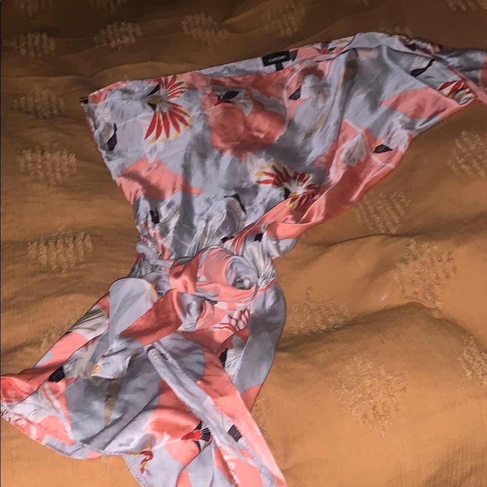 Floral Strapless Dress